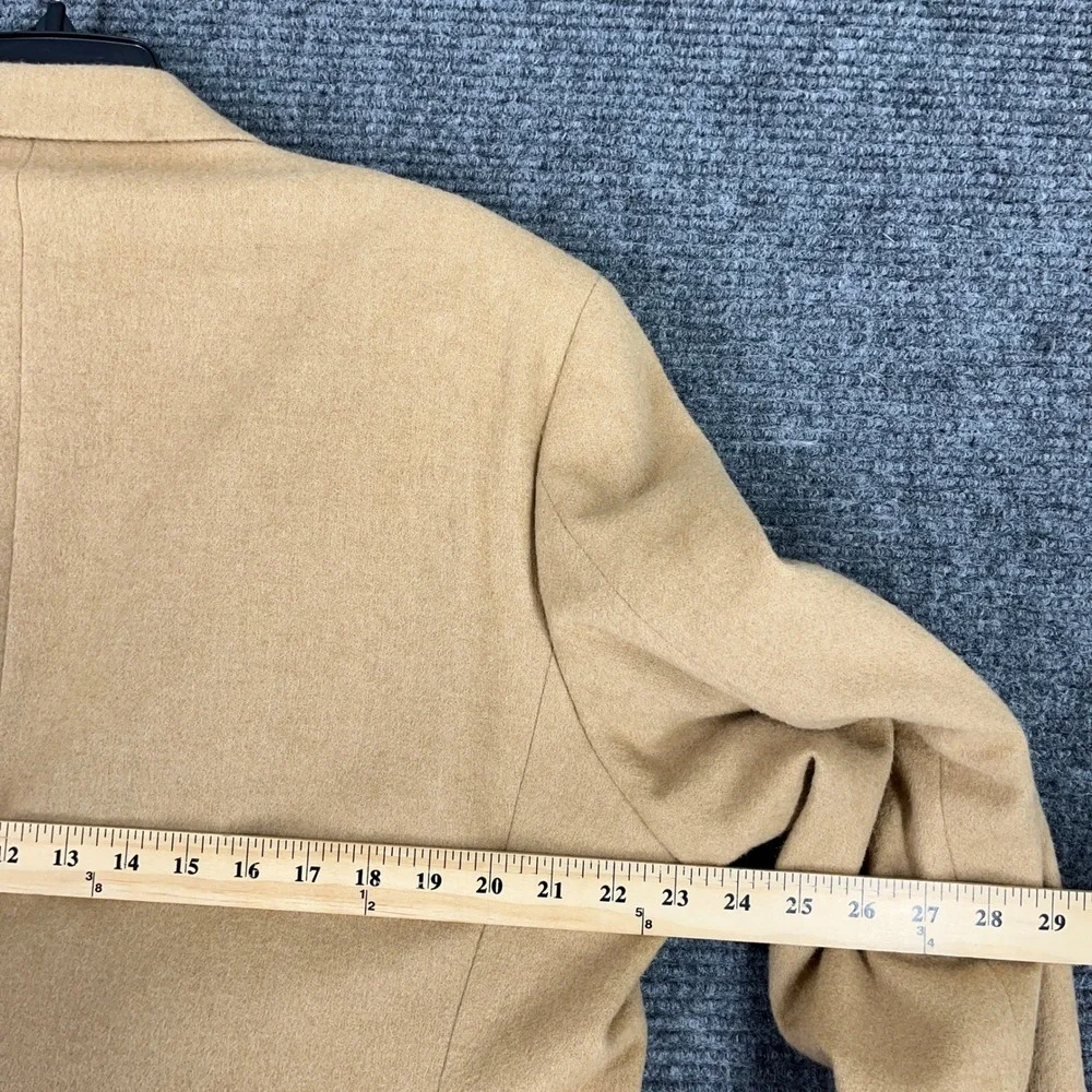 Brooks Brothers Camel Hair Blazer Mens 43 Two‎ Button Sport Coat Business Poland